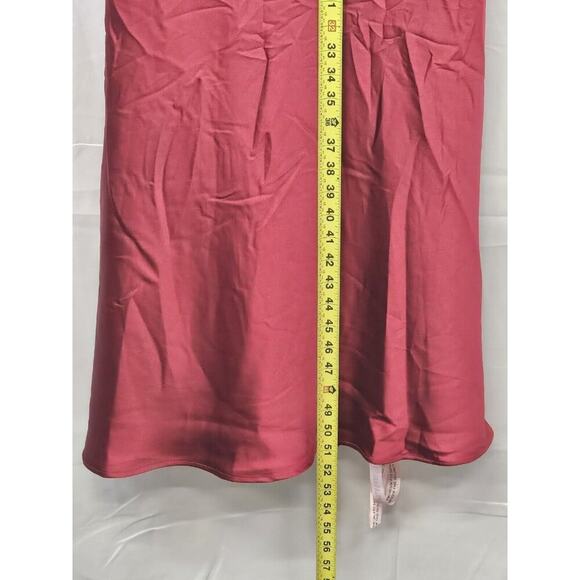 Leena For Mac Duggal Red Wine 100% Polyester Evening Dress. MSRP: $398 See Desc. - Picture 5 of 11